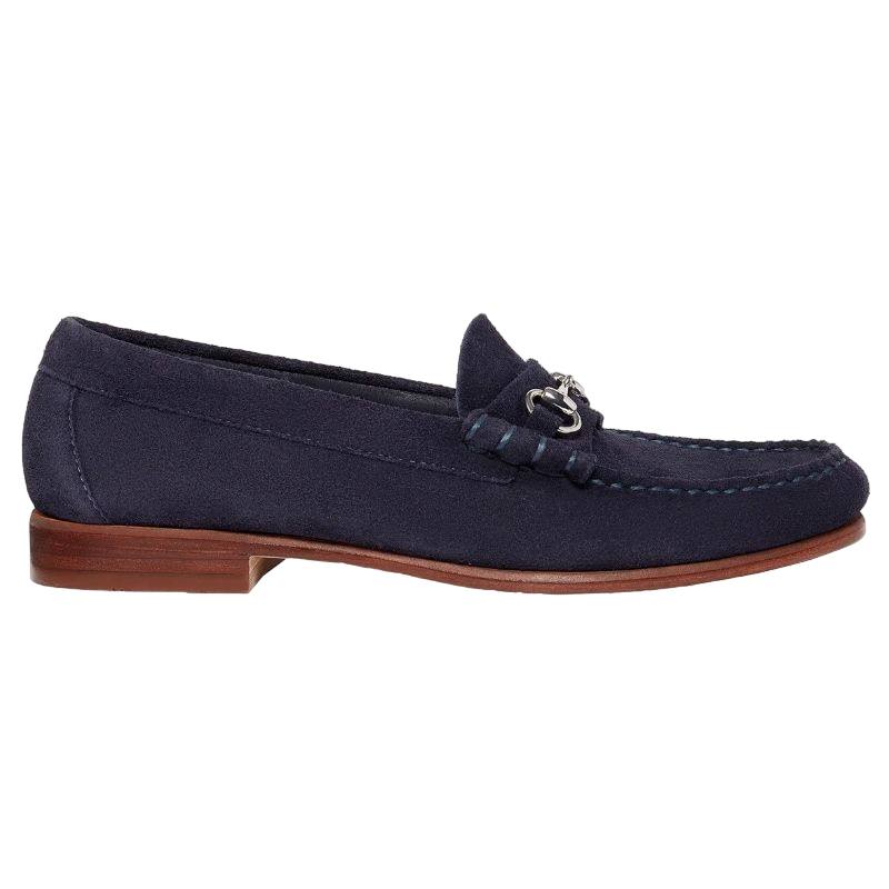 G.H Bass Palm Spring Lincoln Suede Loafer: NAVY