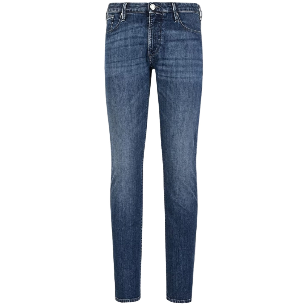 Emporio Armani J06 Slim Fit Jean: STONE WASH