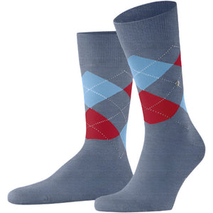 Burlington King Sock: AIRFORCE BLUE