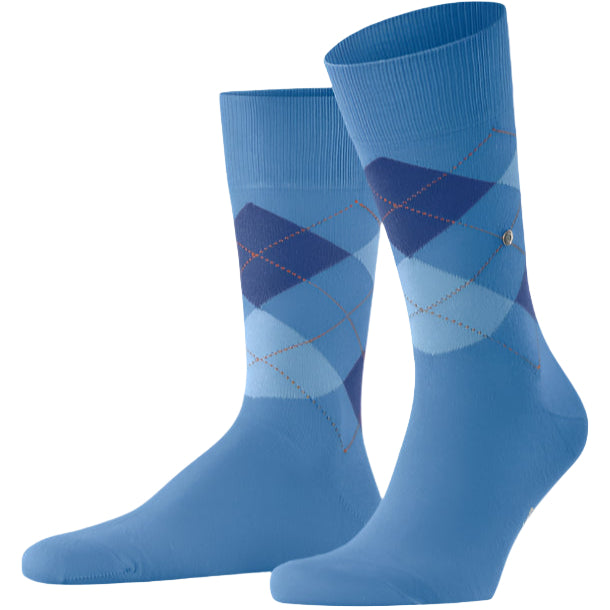 Burlington King Sock: BRIGHT BLUE