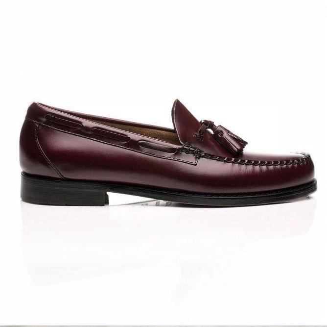 G.H Bass Larkin Tassel Loafer: BURGUNDY