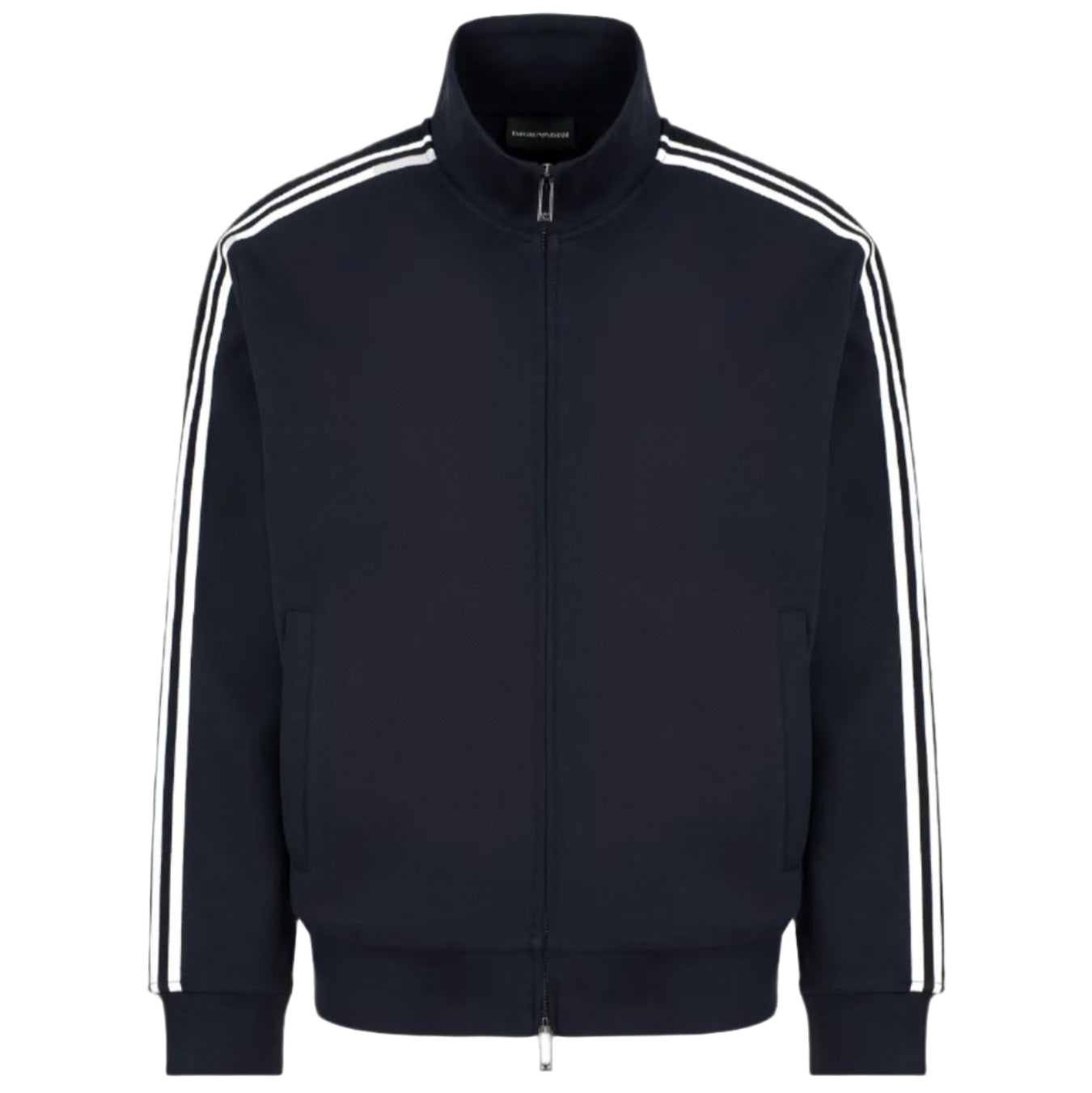 Emporio Armani Zip Up Sweatshirt: NAVY