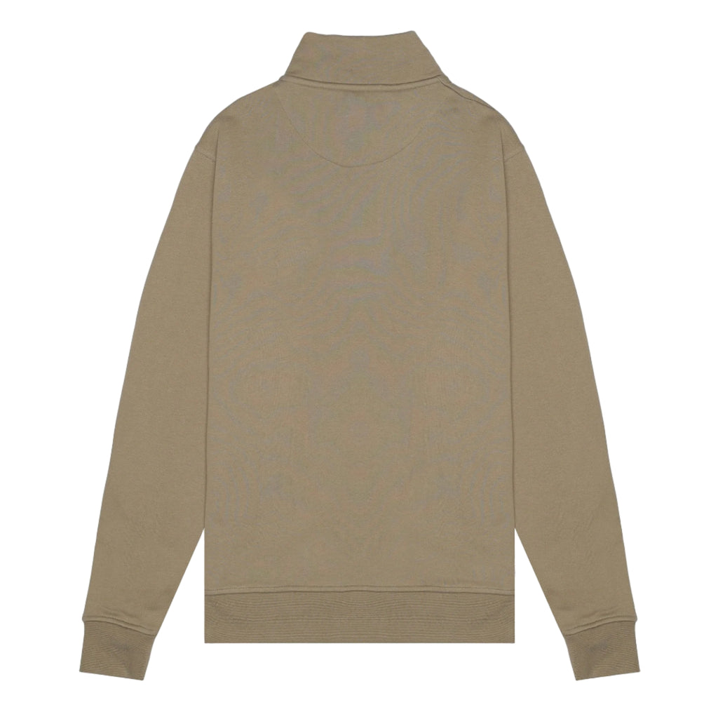 Aquascutum Active Quarter Zip Sweatshirt: KHAKI