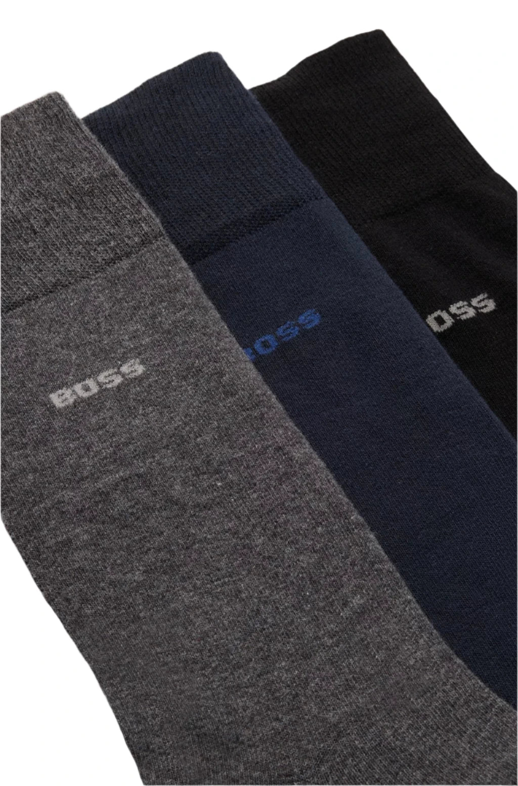 Hugo Boss Orange 3 Pack Sock Giftset: BLACK/GREY/NAVY