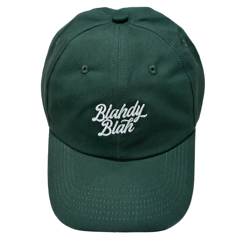 Blahdy Blah Logo Cap: GREEN
