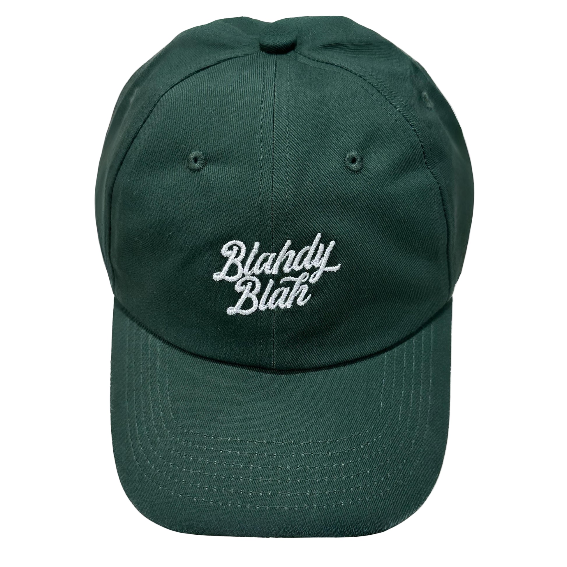 Blahdy Blah Logo Cap: GREEN