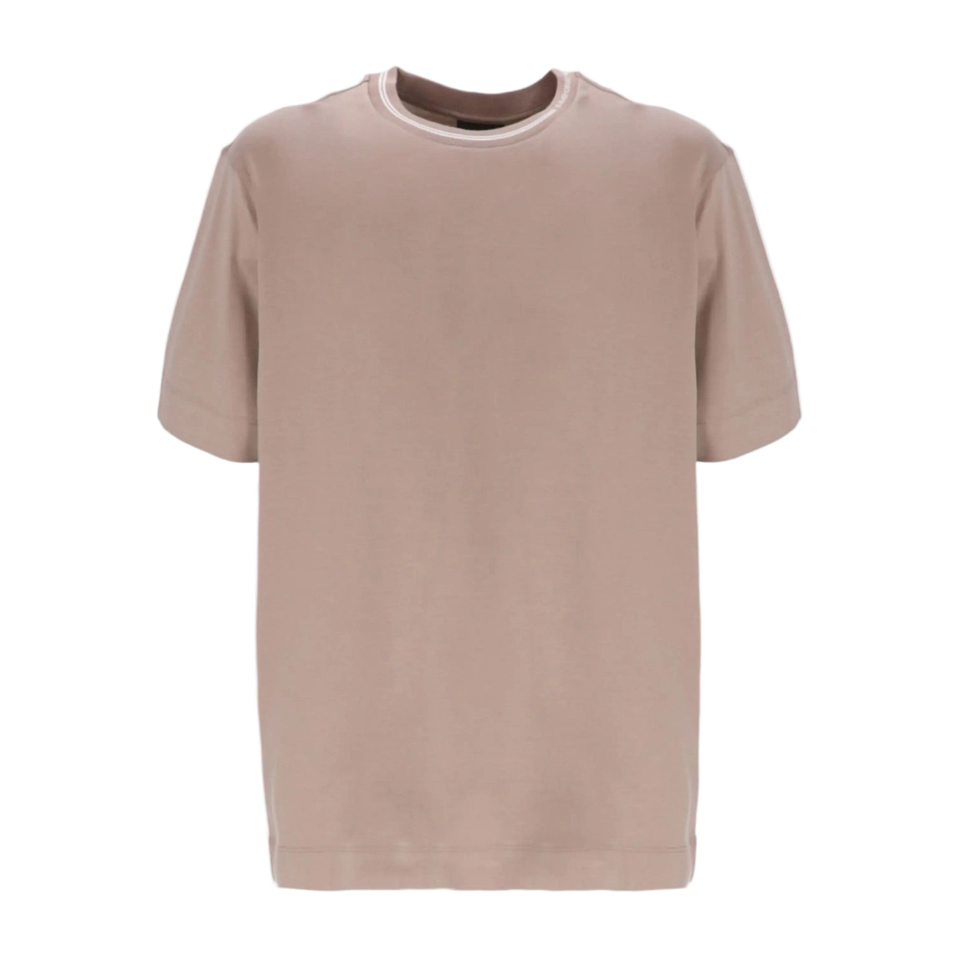 Emporio Armani Eagle Brand T-Shirt: DARK BEIGE