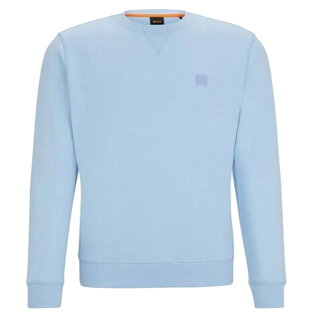 Hugo Boss Orange Westart Sweatshirt: PASTEL BLUE