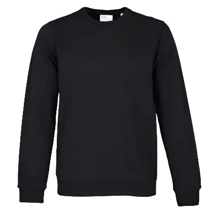 Colorful Standard Classic Sweatshirt: DEEP BLACK (Black)