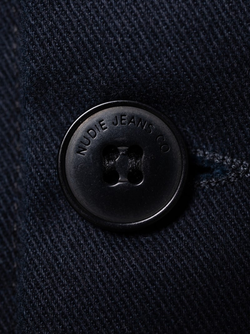 Nudie Jeans Buddy Classic Chore Jacket Navy HemingCo