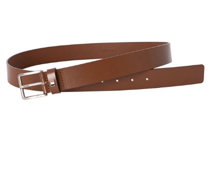 Hugo Boss Orange Ther Flag-E Belt: MEDIUM BROWN