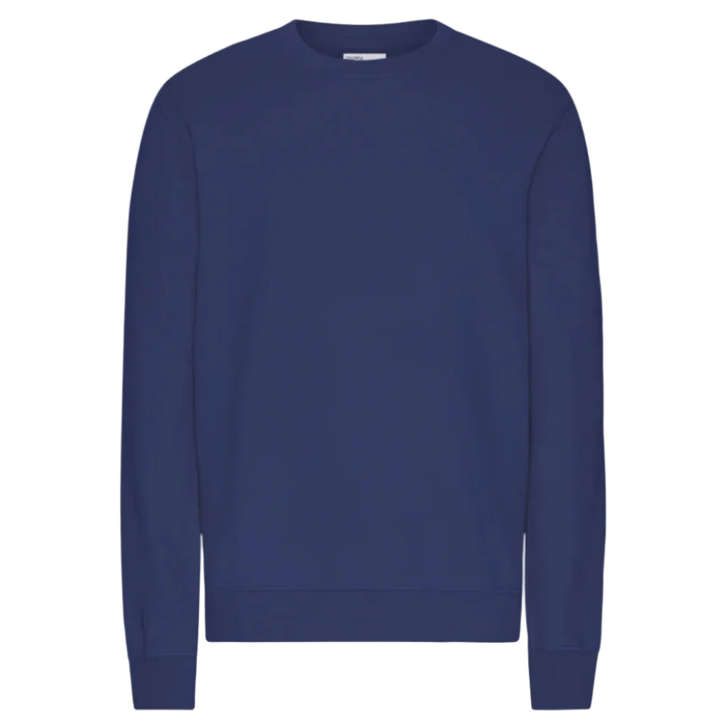 Colorful Standard Classic Sweatshirt: MARINE BLUE