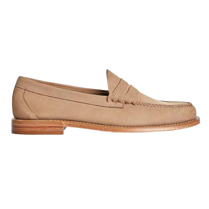 G.H Bass Heritage Larson Nubuck Penny Loafer: EARTH