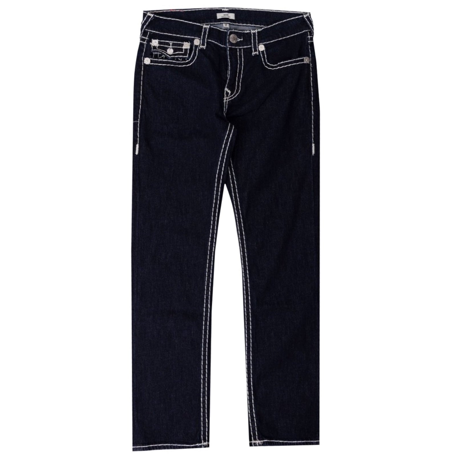 True Religion Ricky SN Flap Relaxed Straight Jean: BRILLIANT