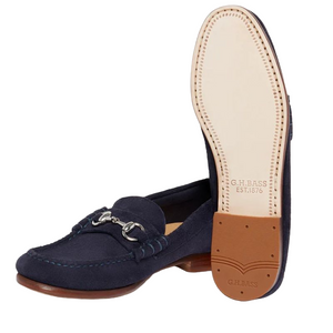 G.H Bass Palm Spring Lincoln Suede Loafer: NAVY