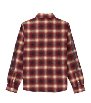 Billionaire Boys Club Check Shirt: RED