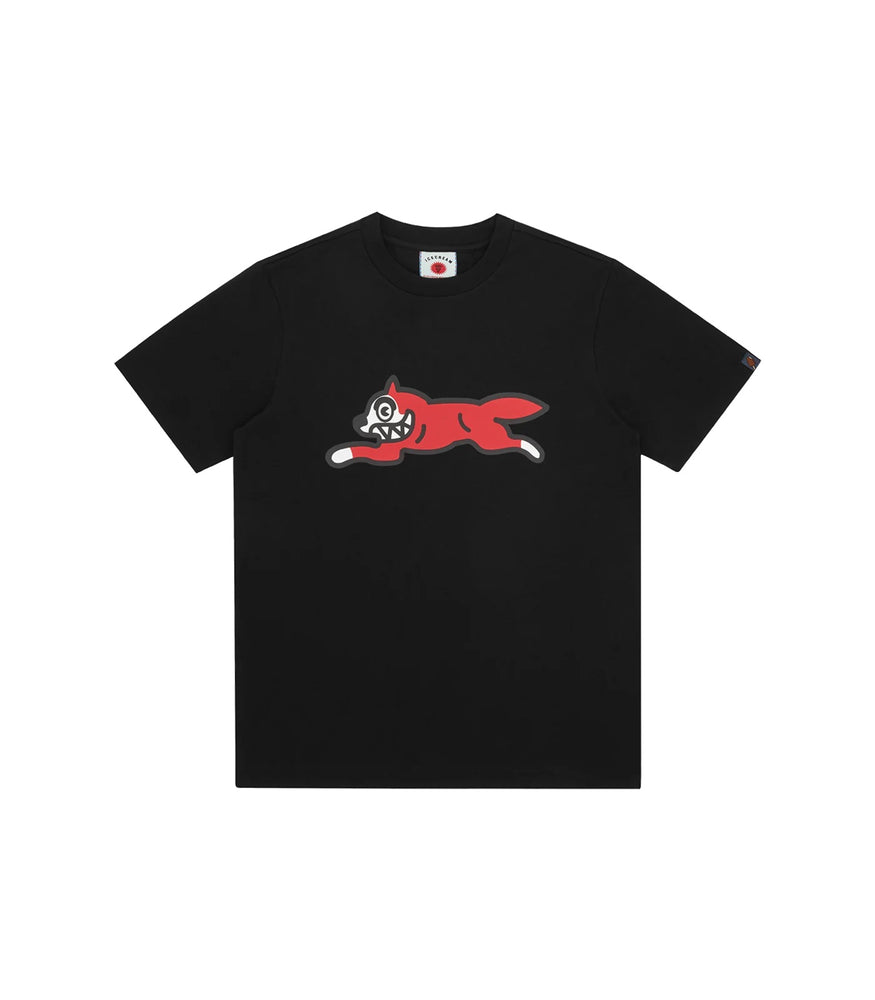 Icecream Running Dog T-shirt Black HemingCo