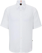 Hugo Boss Orange Rash S/S Shirt: WHITE