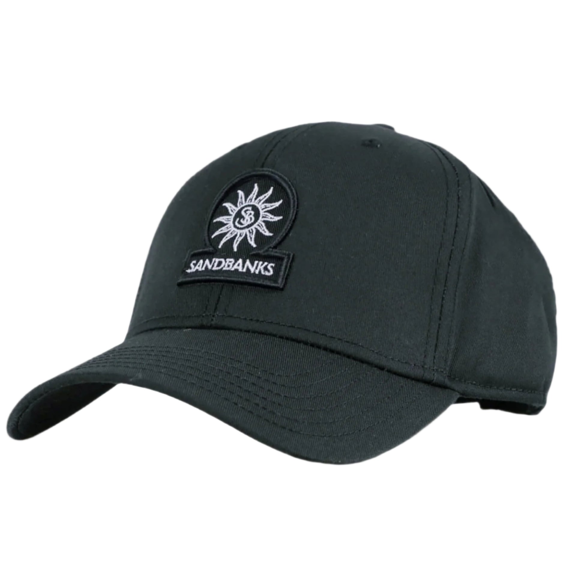 Sandbanks Badge Logo Cap: ANTHRACITE