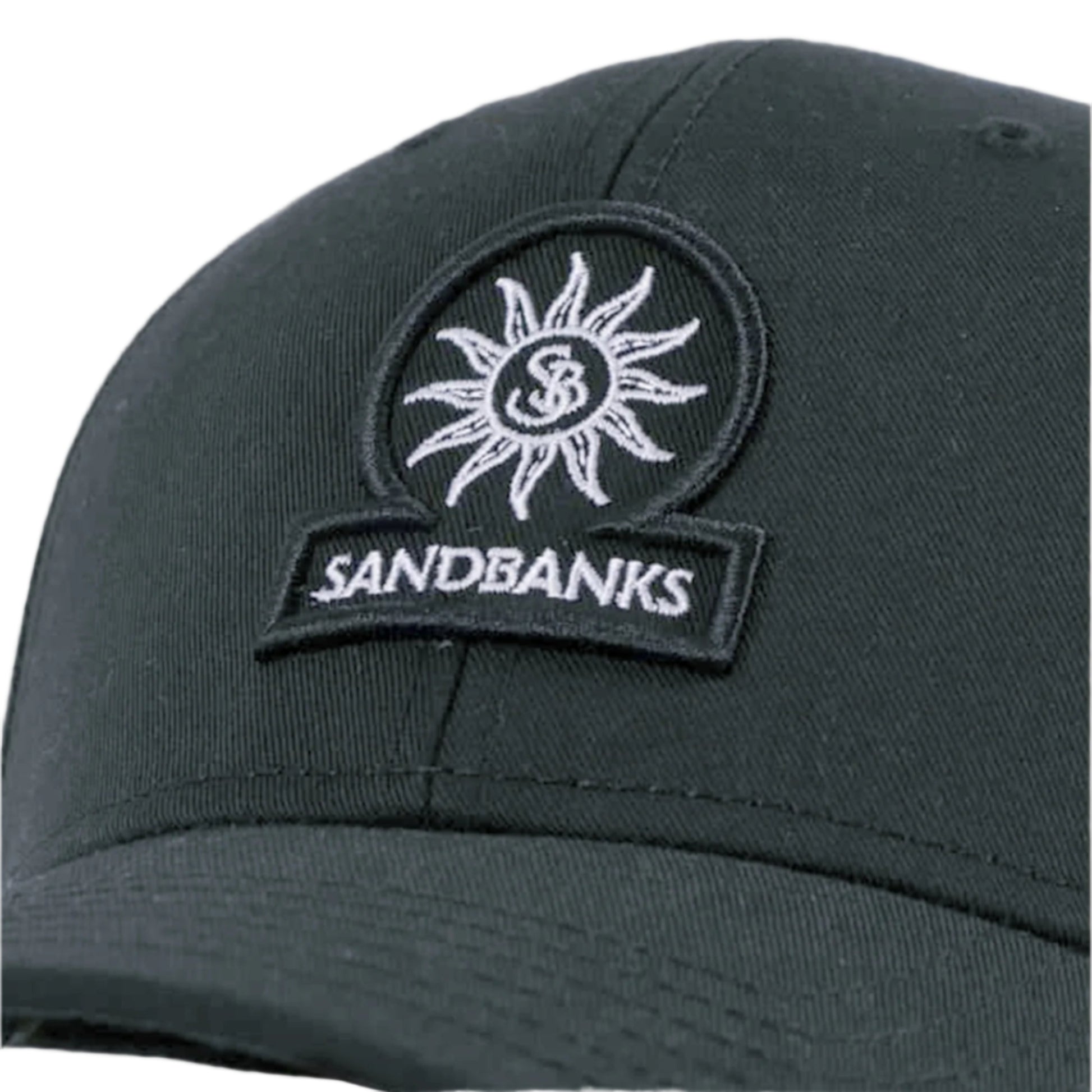 Sandbanks Badge Logo Cap: ANTHRACITE