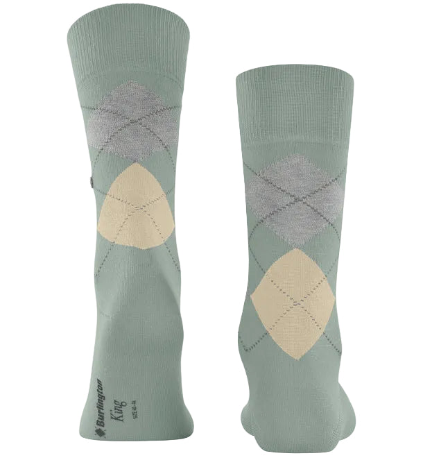 Burlington King Sock: AQUA