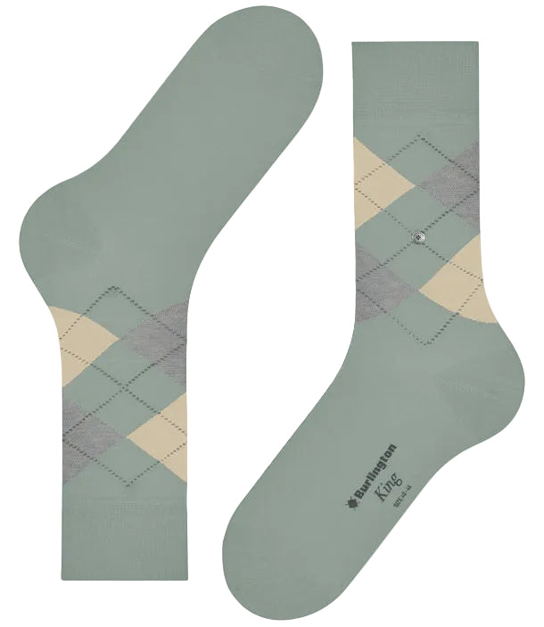 Burlington King Sock: AQUA