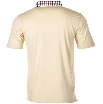 Aquascutum Active Supima Club Check Polo Shirt: BEIGE