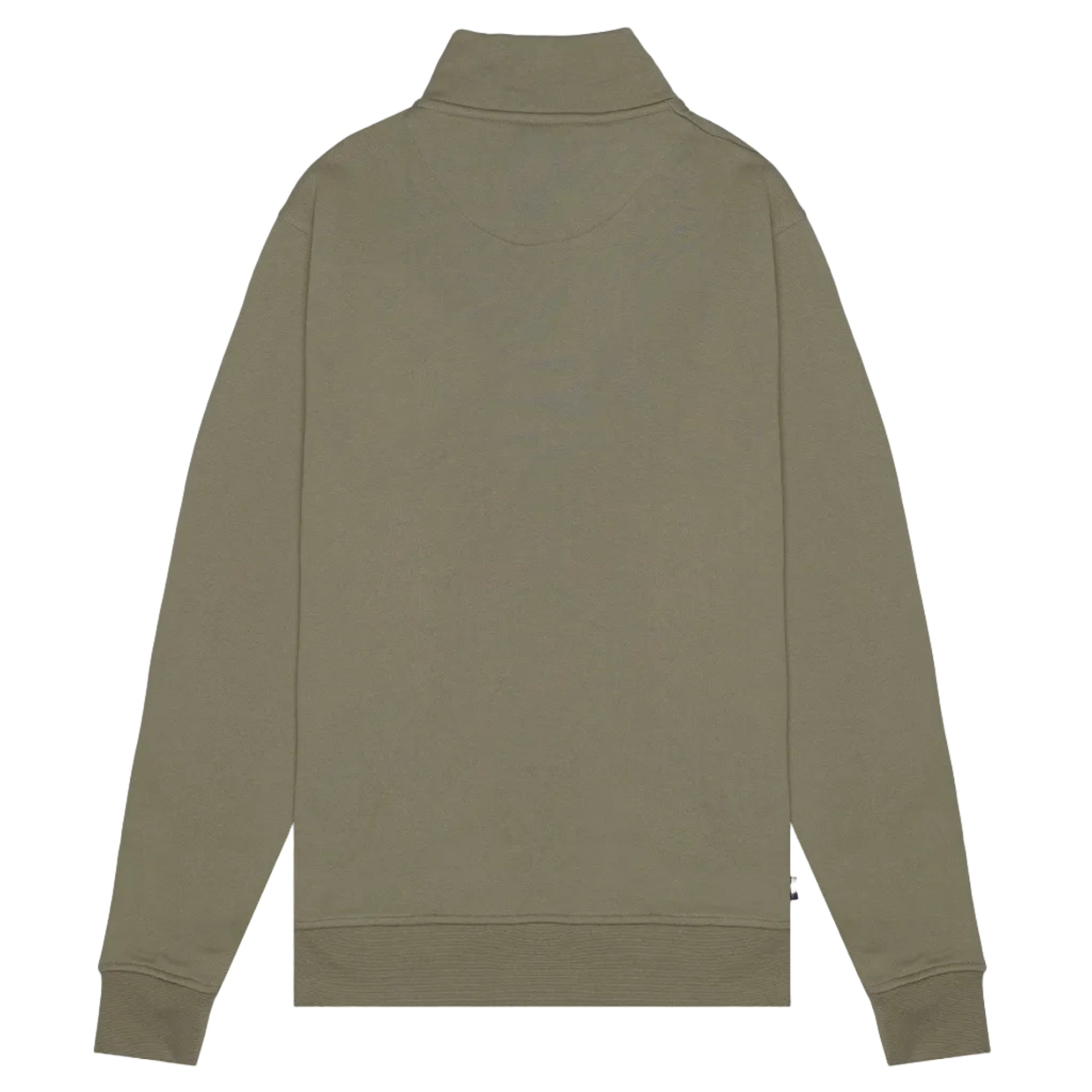 Aquascutum Active Quarter Zip Sweatshirt: ARMY GREEN