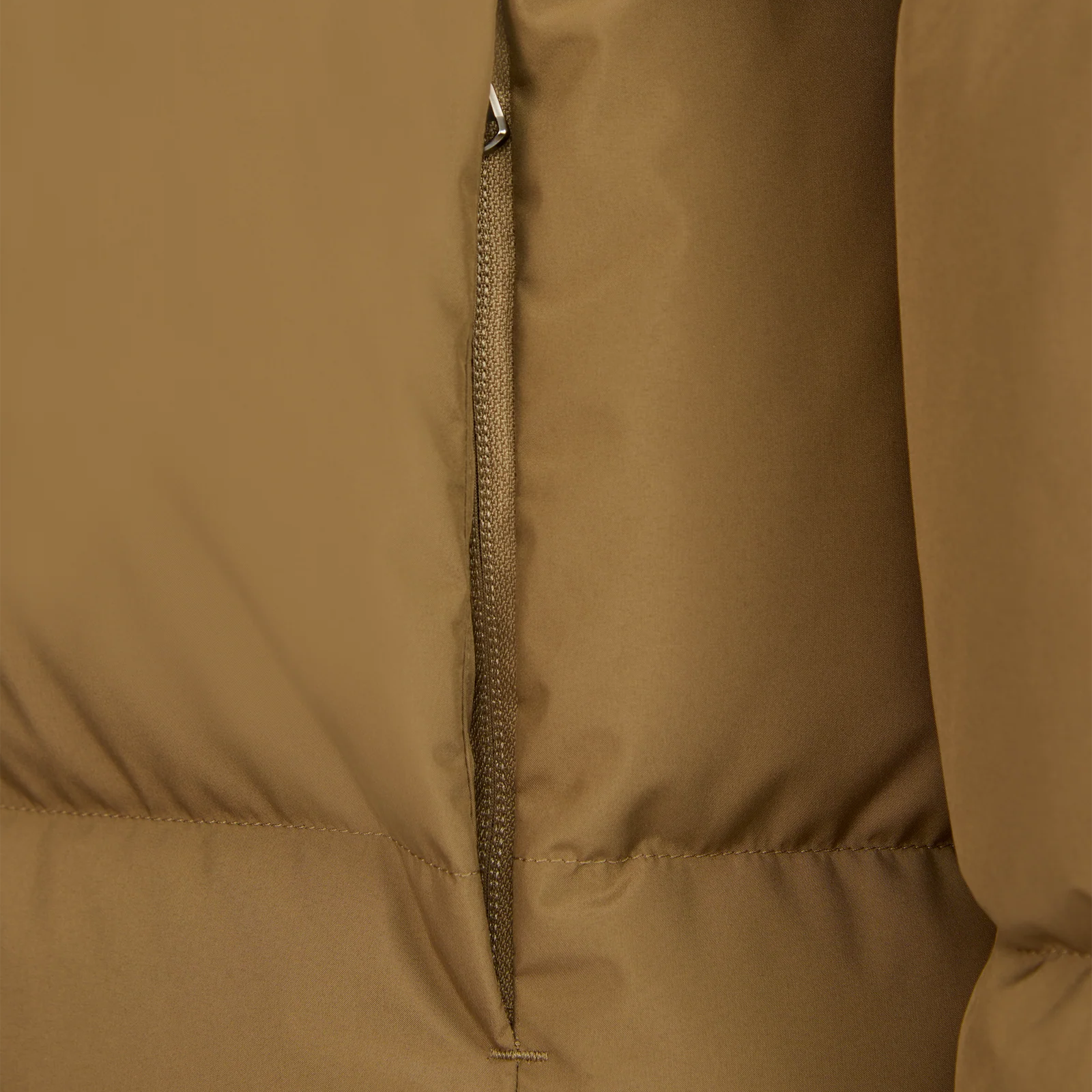 Sandbanks Wide Baffle Puffer Jacket: LIGHT BROWN