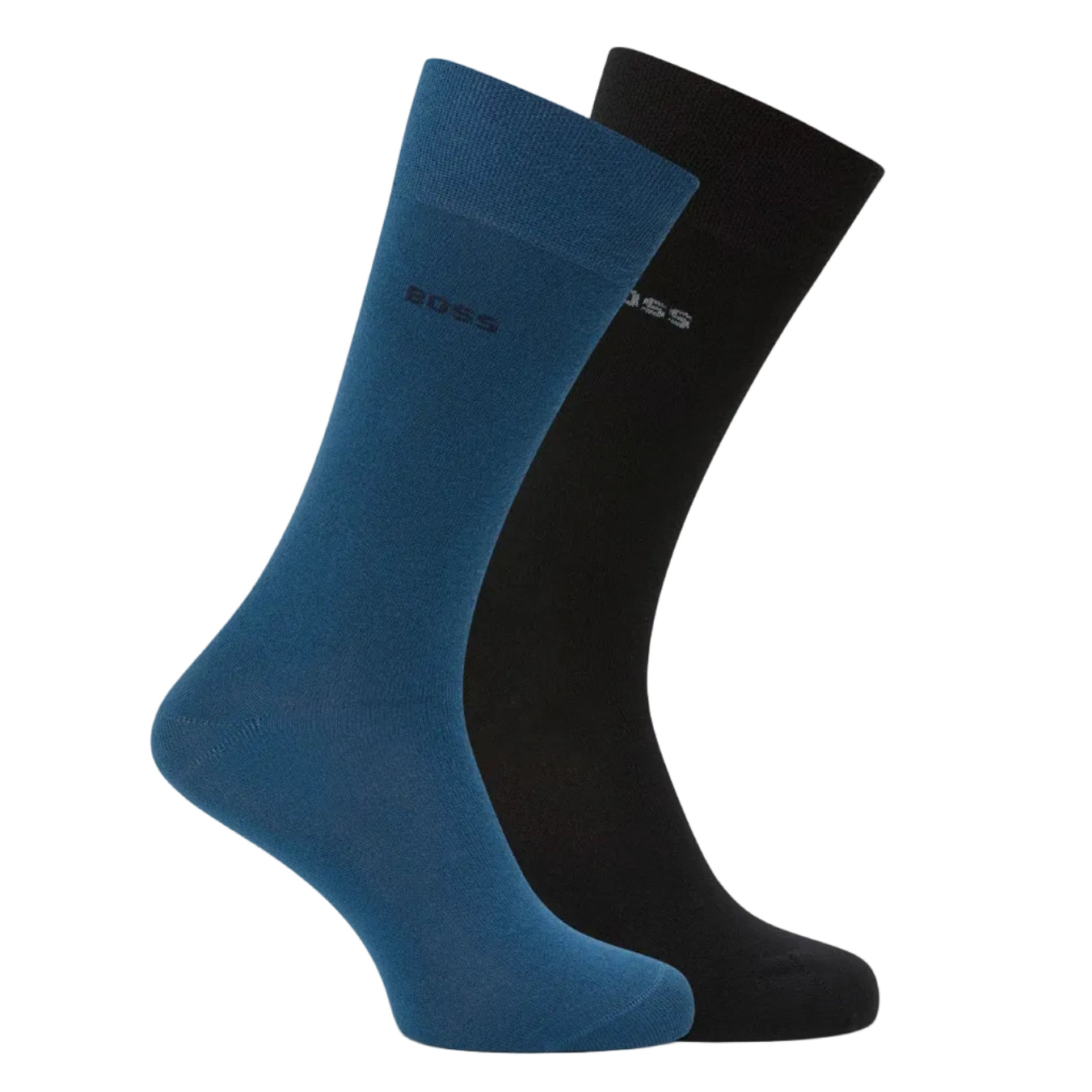 Hugo Boss Orange 2 Pack Bamboo Sock: NAVY/BLUE