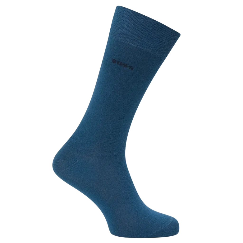 Hugo Boss Orange 2 Pack Bamboo Sock: NAVY/BLUE