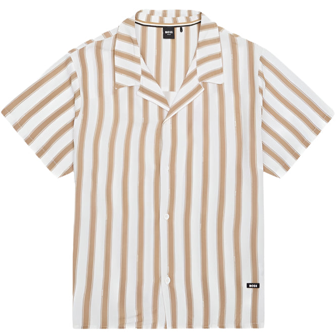 Hugo Boss Orange Beach Shirt: NATURAL