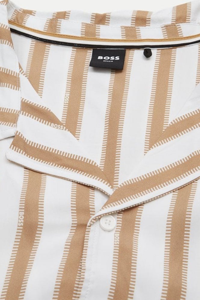 Hugo Boss Orange Beach Shirt: NATURAL