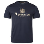 Aquascutum Active Big Logo T-Shirt: NAVY