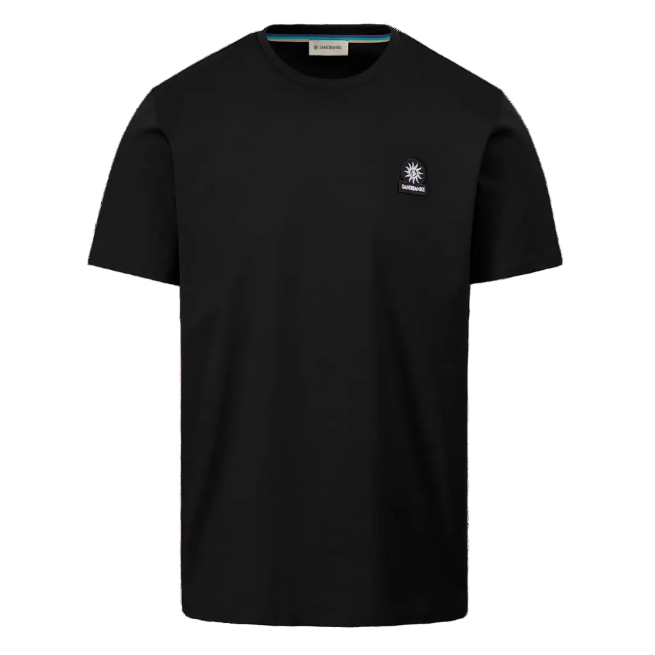 Sandbanks Badge Logo T-Shirt: BLACK