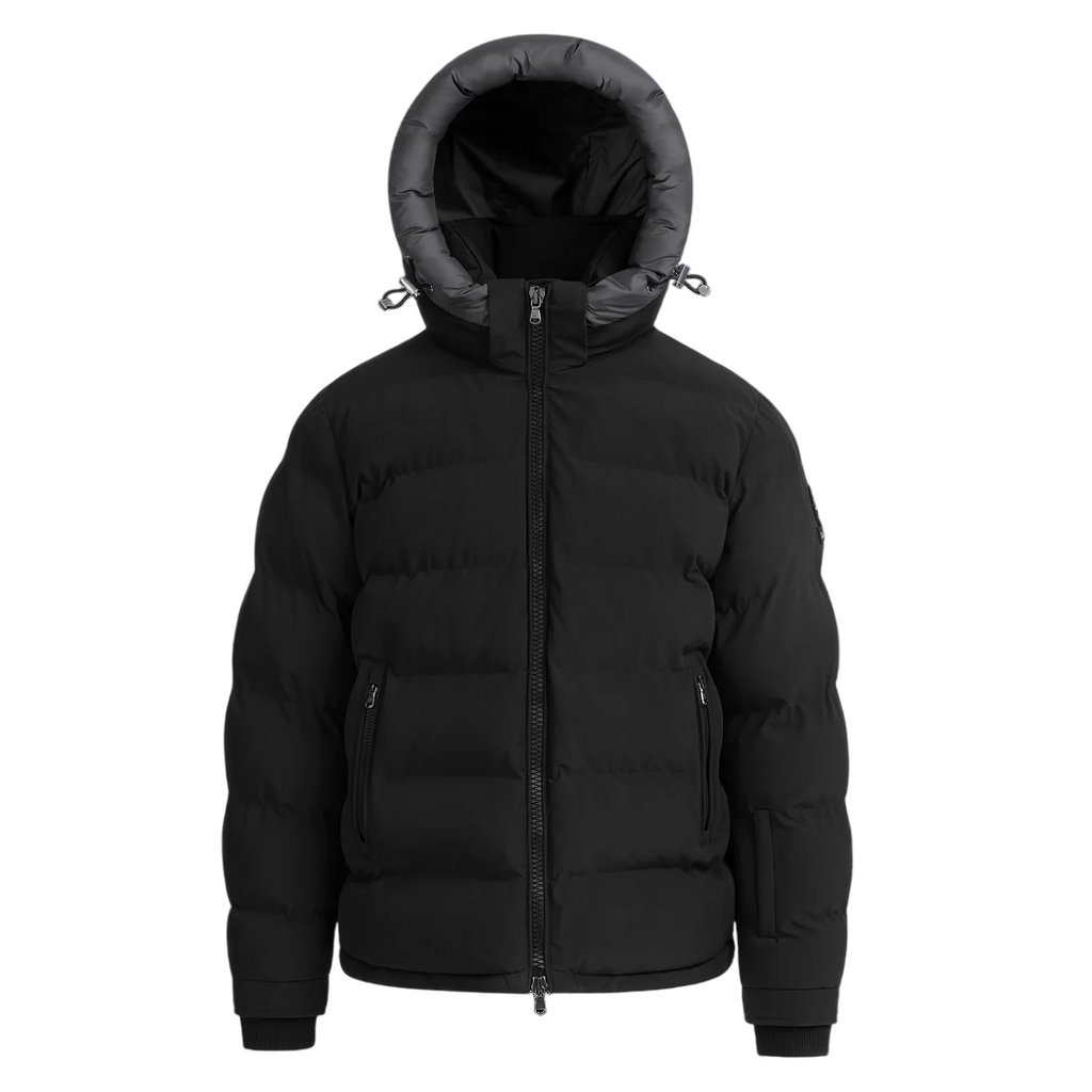Sandbanks Banks Puffer Jacket: BLACK