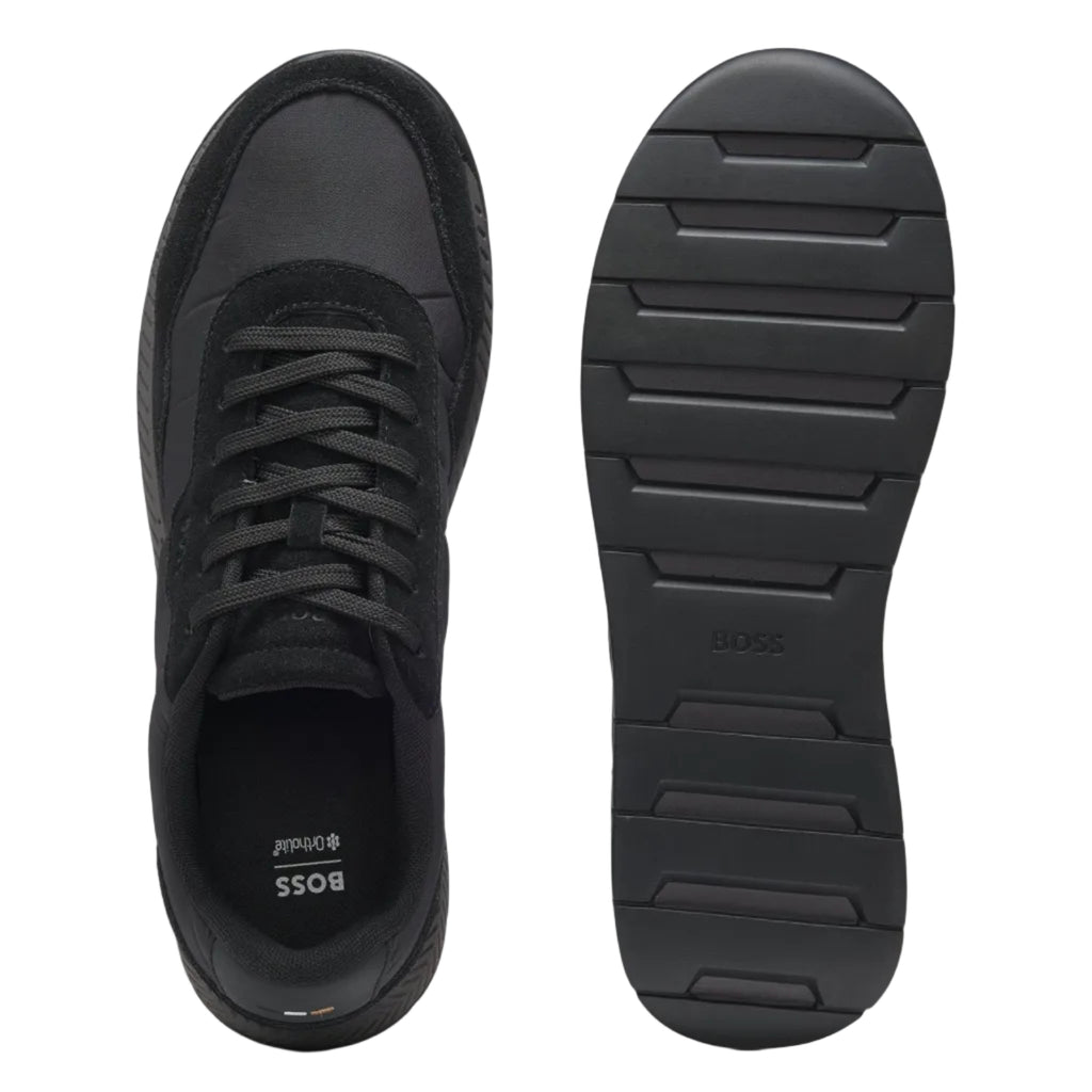 Hugo Boss Orange Titanium Runn Trainer: BLACK