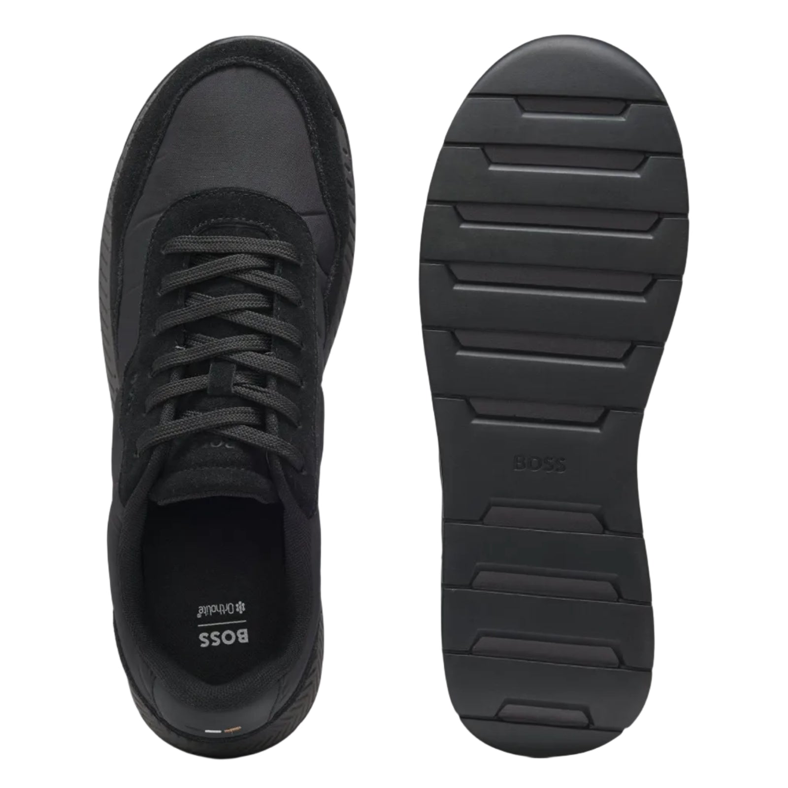 Hugo Boss Orange Titanium Runn Trainer: BLACK