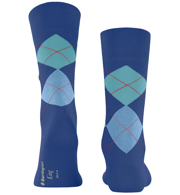 Burlington King Sock: BLUE