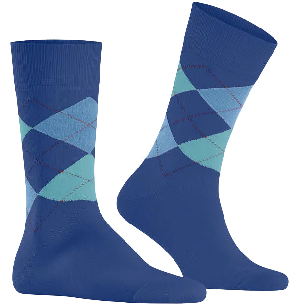 Burlington King Sock: BLUE