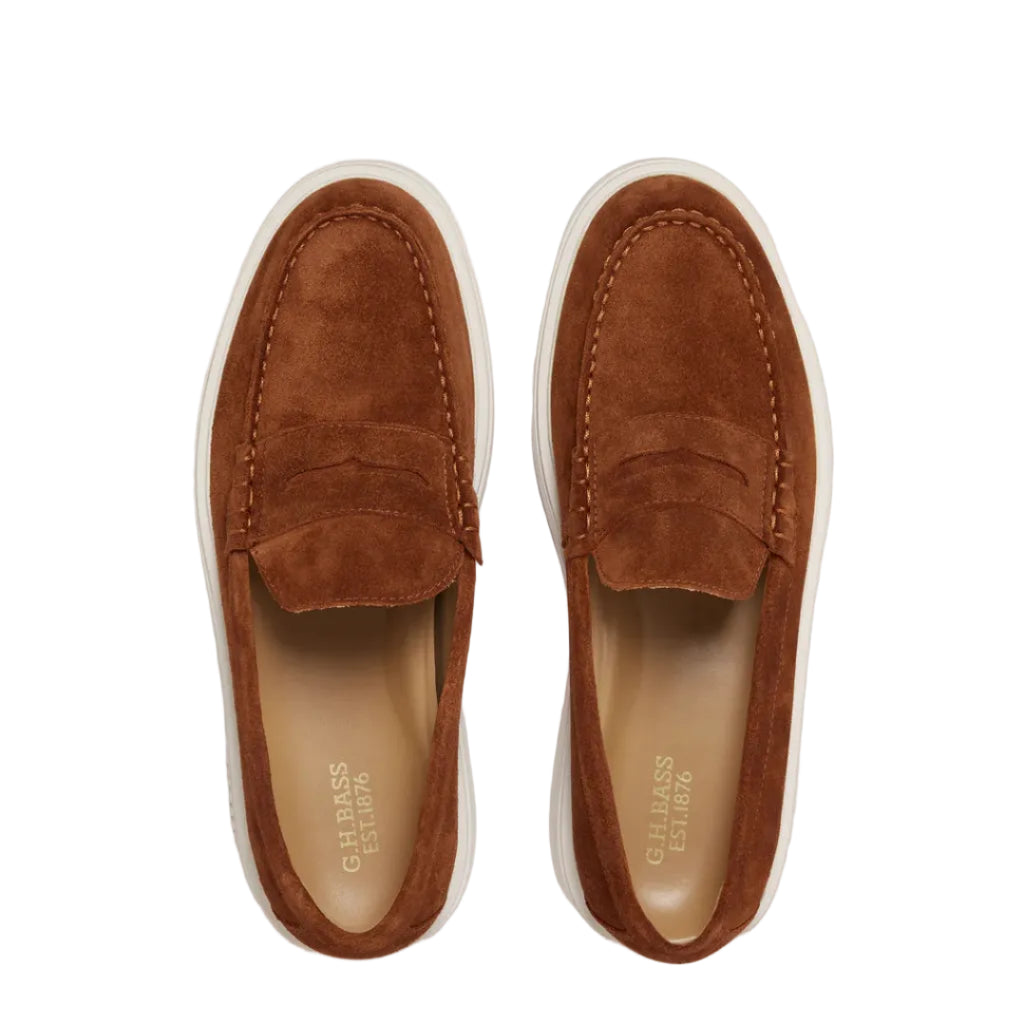 G.H Bass Bosco Cupsole Penny Loafer: MID BROWN
