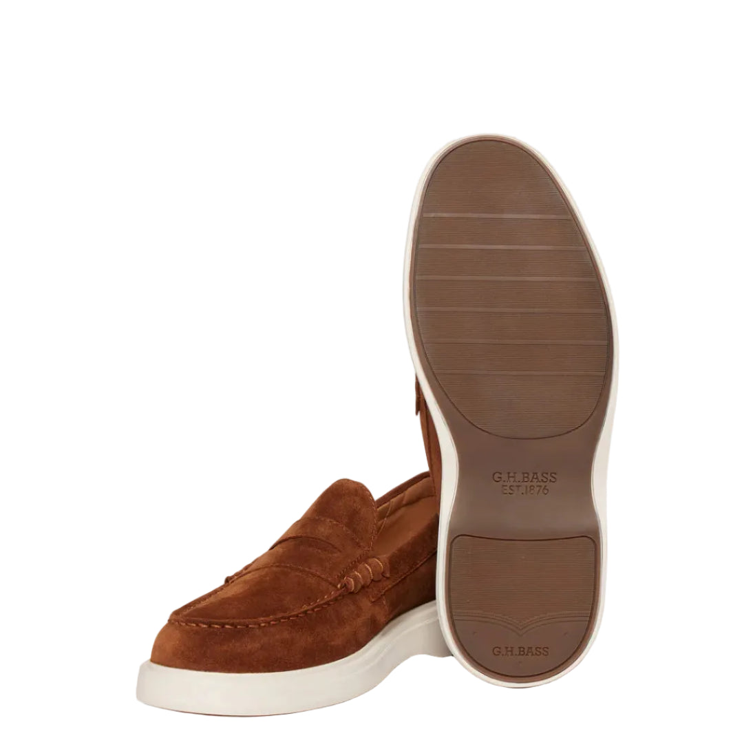 G.H Bass Bosco Cupsole Penny Loafer: MID BROWN
