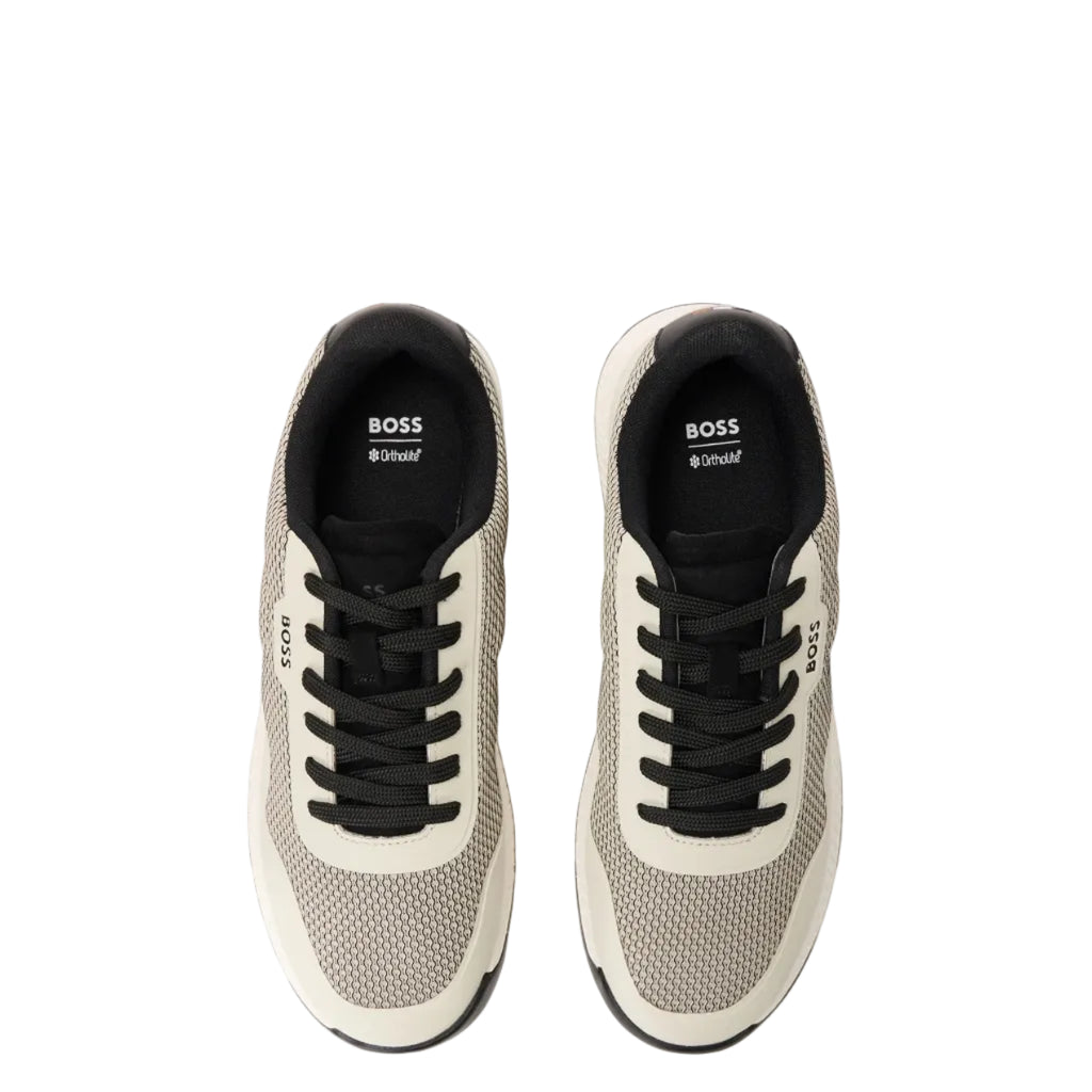 Hugo Boss Orange Titanium Runn Trainer: MEDIUM BEIGE