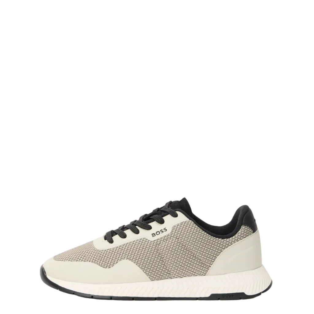 Hugo Boss Orange Titanium Runn Trainer: MEDIUM BEIGE