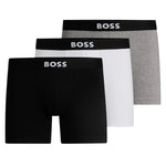 Hugo Boss Orange 3 Pack Boss One Boxer Short: BLACK/MULTI