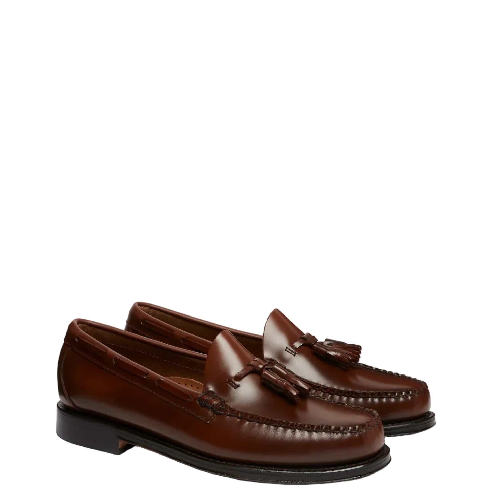 G.H Bass Larkin Tassel Loafer: MID BROWN