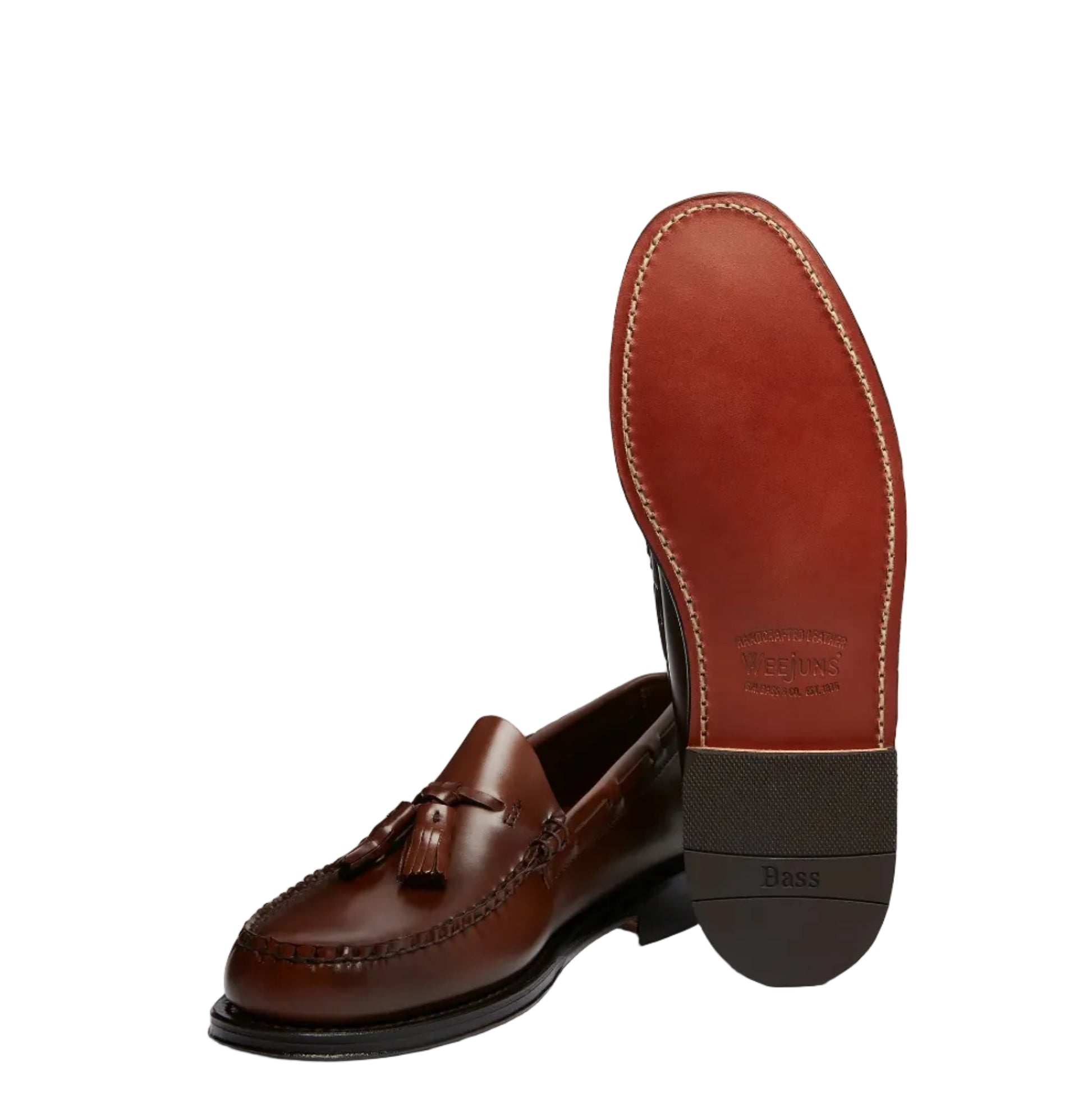 G.H Bass Larkin Tassel Loafer: MID BROWN