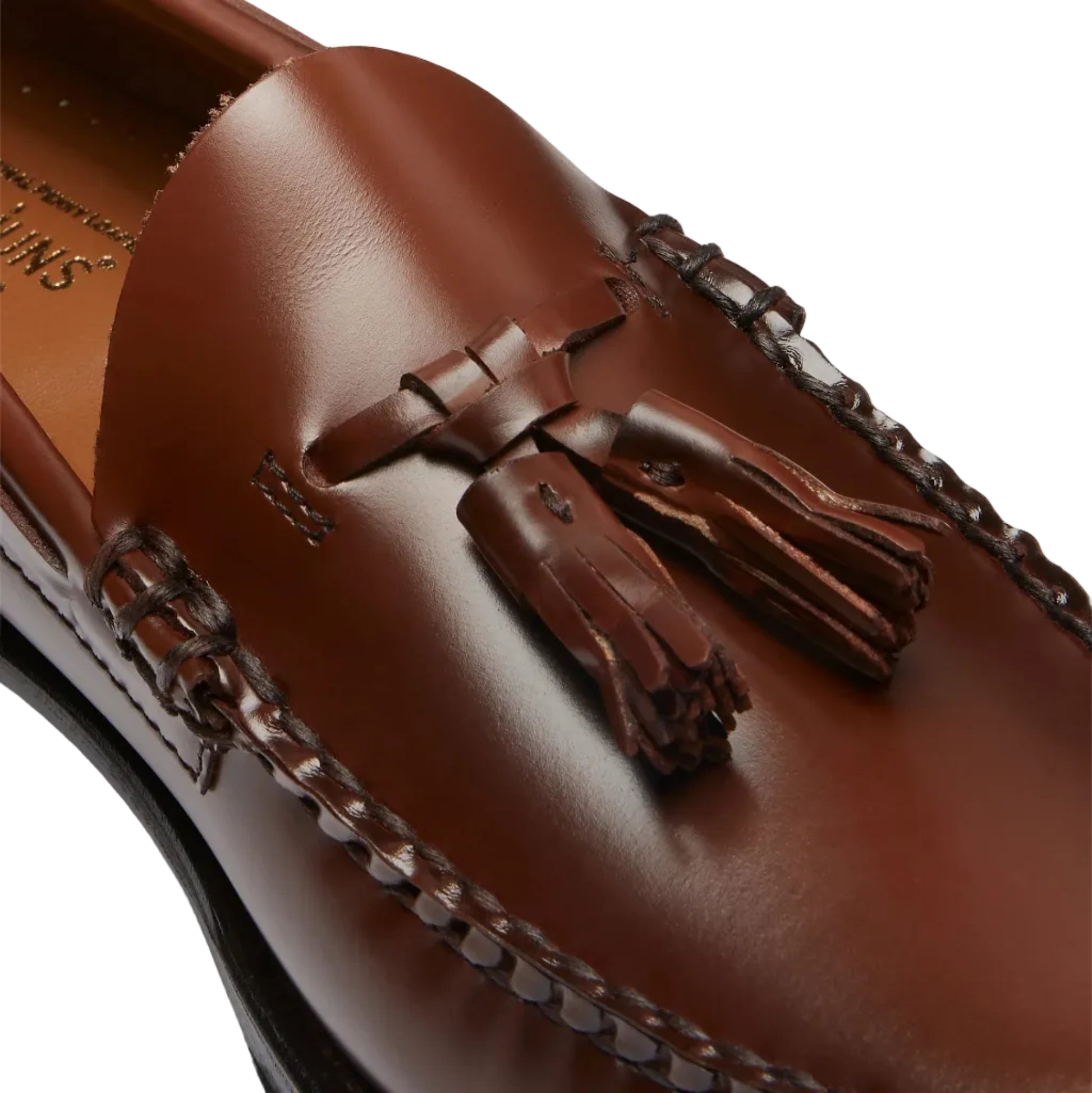 G.H Bass Larkin Tassel Loafer: MID BROWN