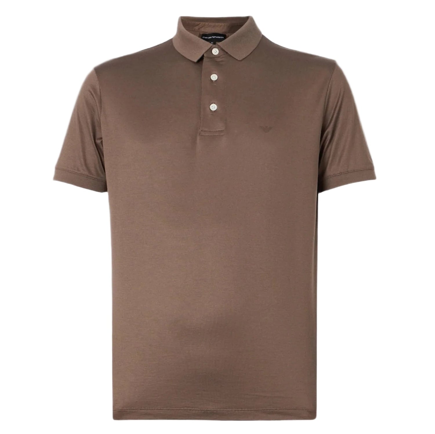 Emporio Armani Essentials Polo Shirt: BROWN