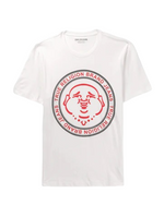 True Religion Buddha Face T-Shirt White HemingCo
